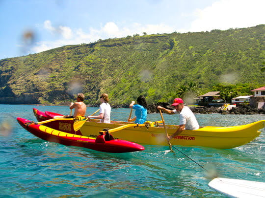 Ocean kayaking adventures in Hawaii