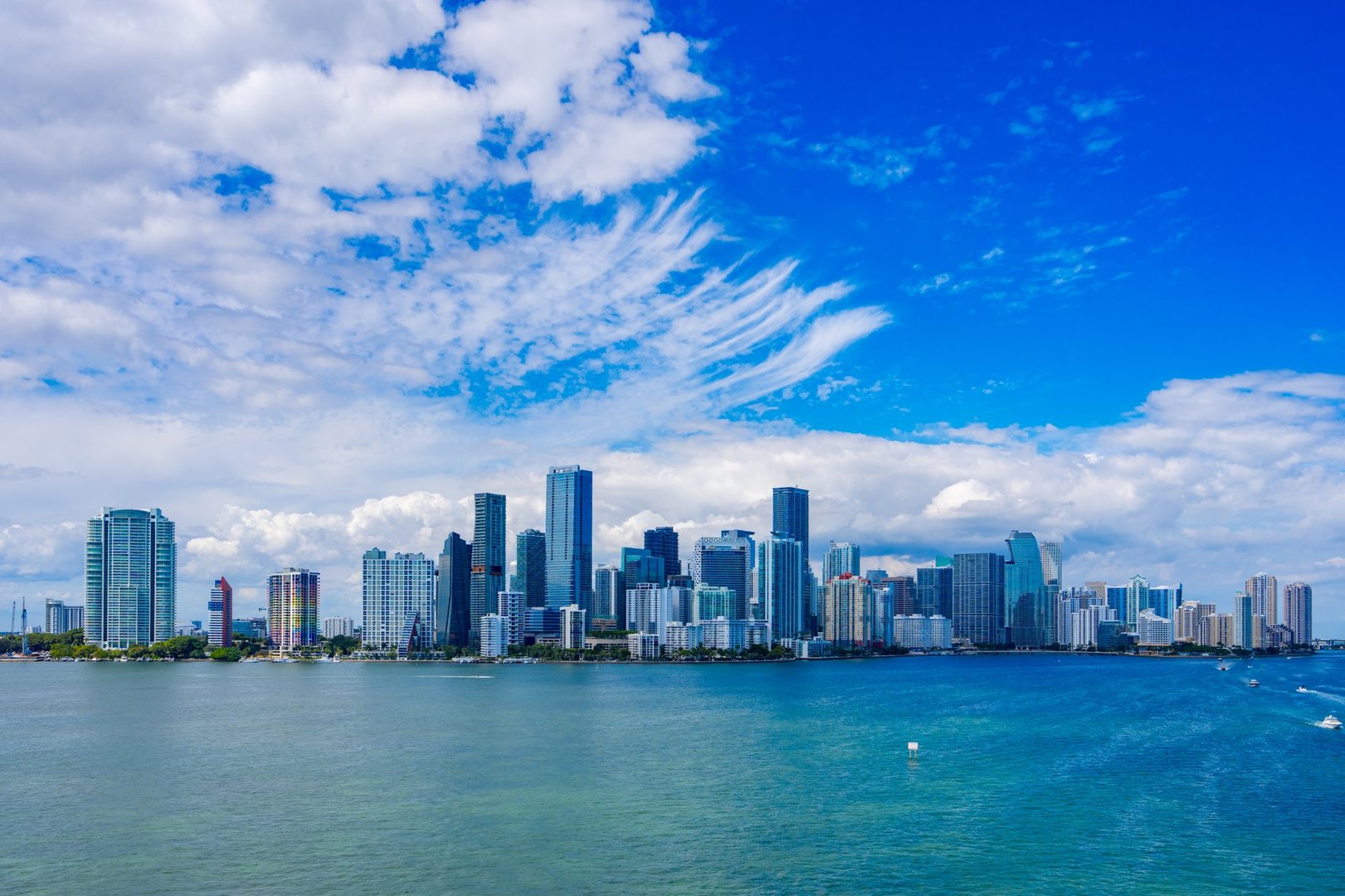 Aerial photo Brickwell Miami skyline 2025