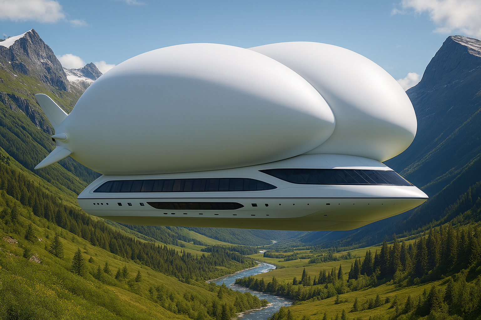 VerdeLuxe Flyer - The World's First Flying Yacht