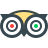 Tripadvisor logo featuring an owl with large, colorful eyes on a transparent background.
