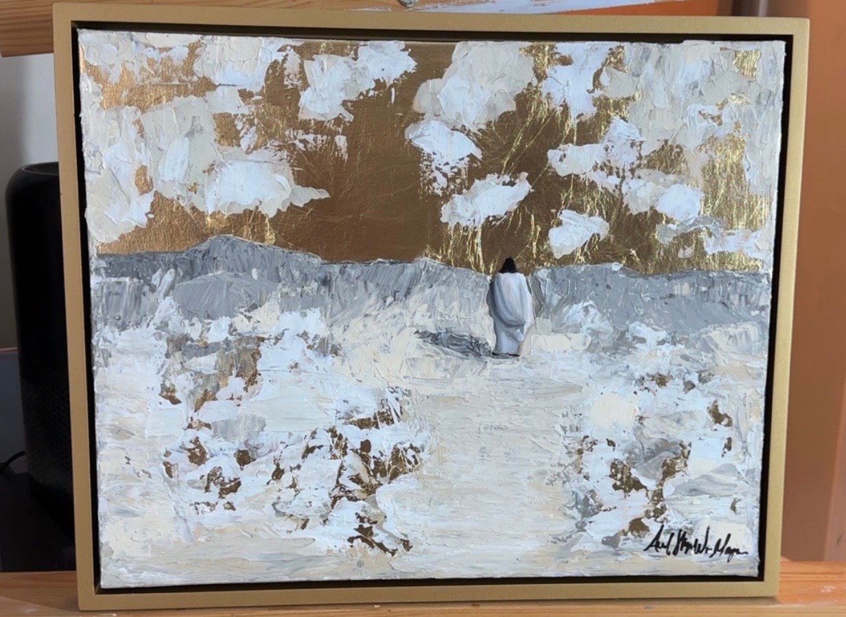 Koi Kitties Fine Art - Beautiful winter painting