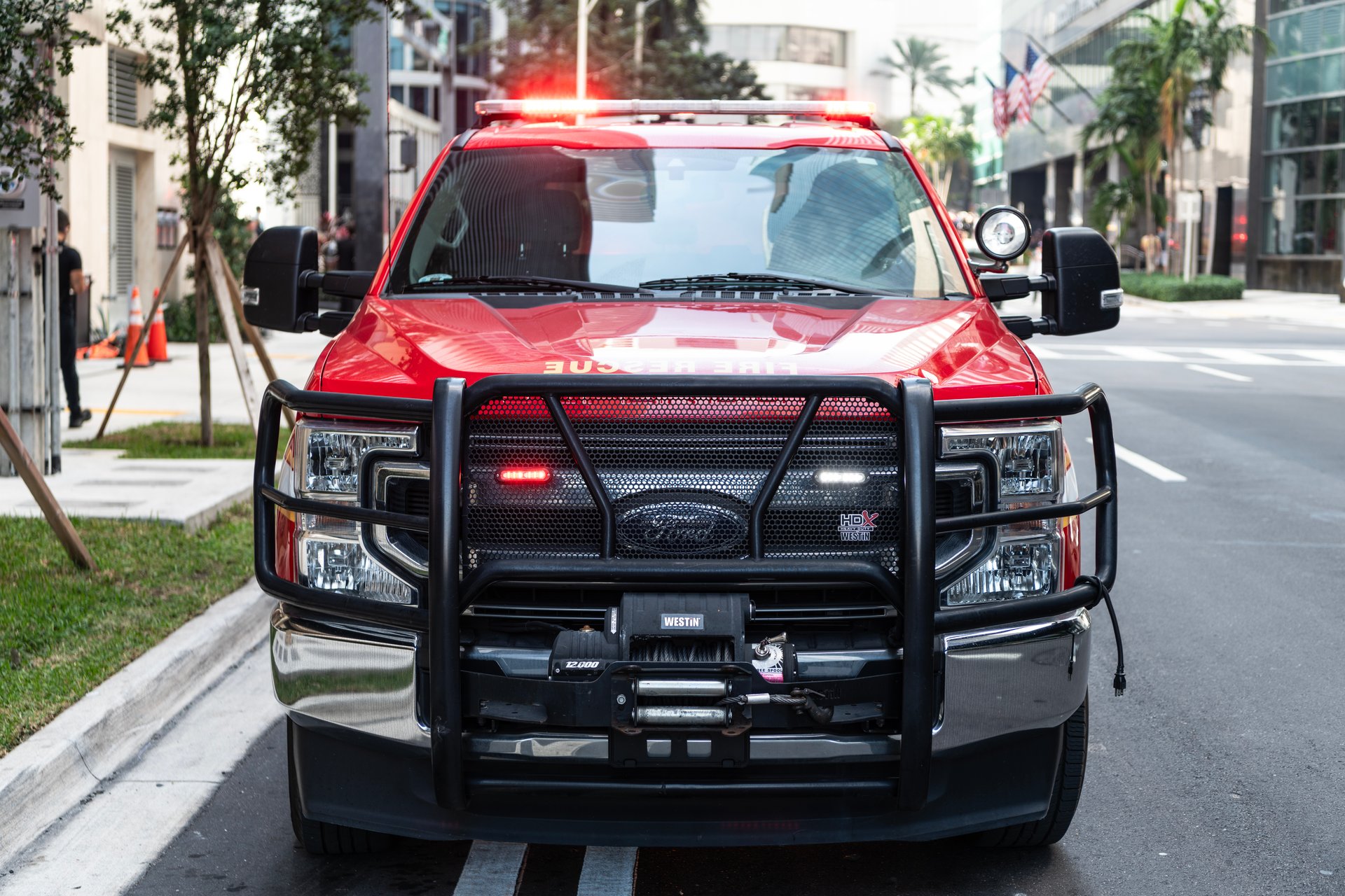 Ford F-350 heavy duty truck headlight restoration