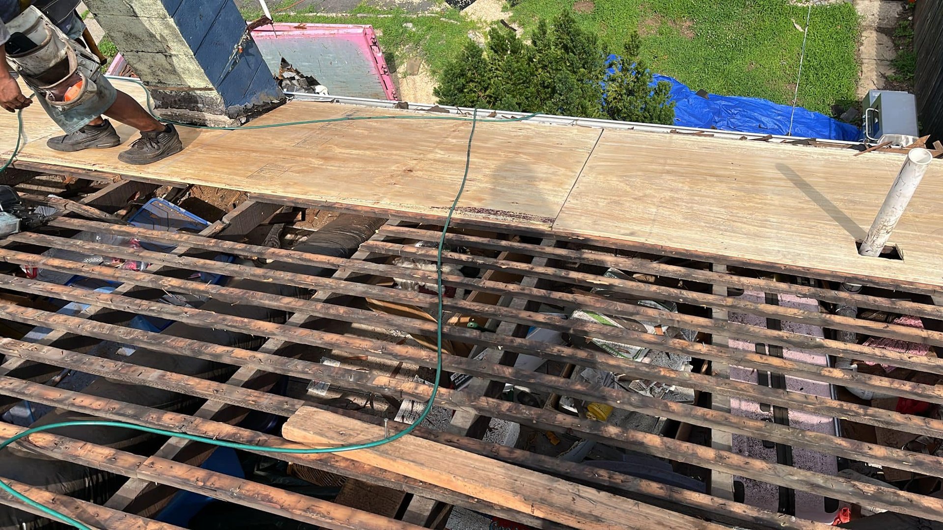 Roof damage assessment Monroe MI