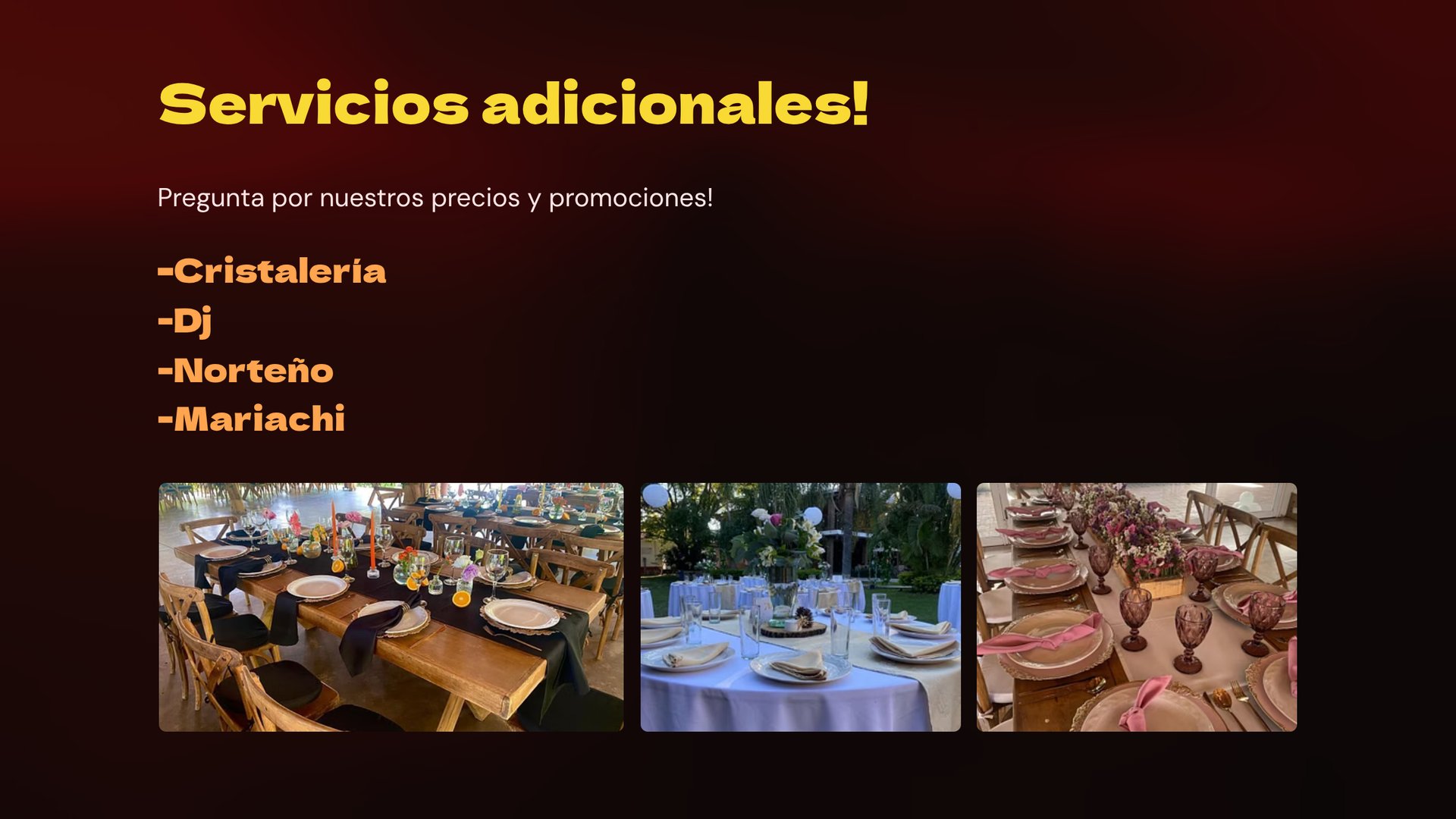 Servicios Adicionales