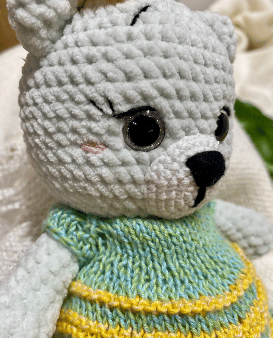 Maskotka szydełkowa - zdjęcie 3