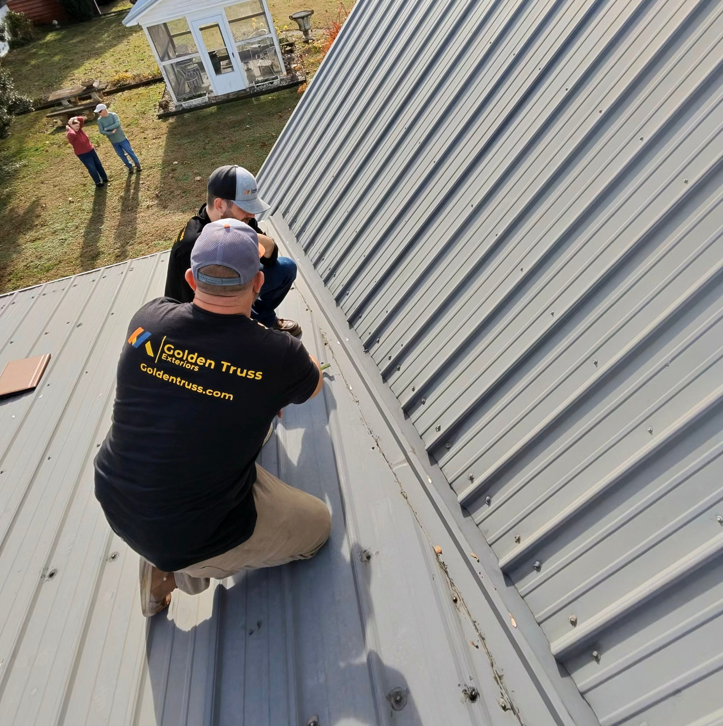Golden Truss Exteriors free roof inspection