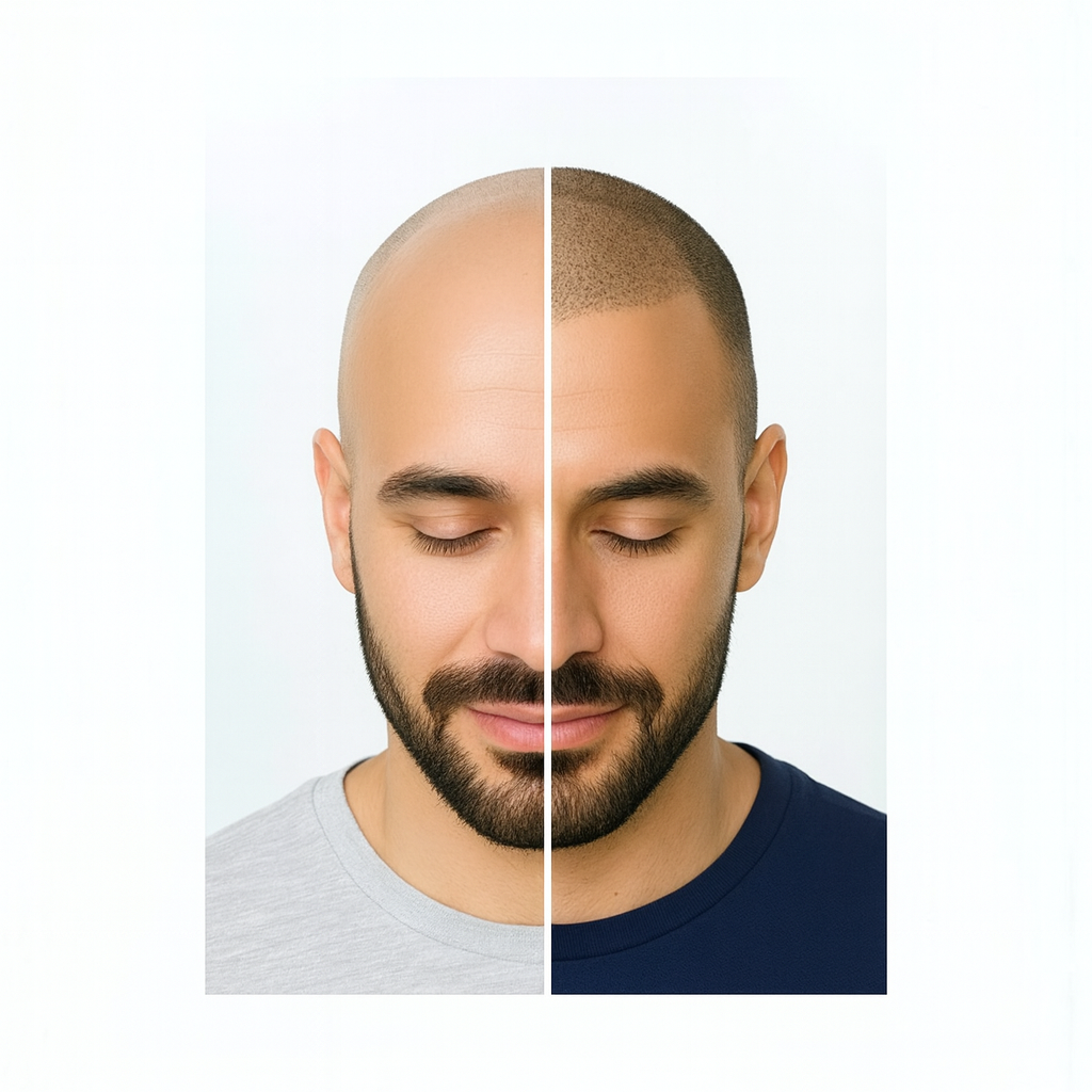 Professional Scalp Micropigmentation Treatment by Adzar - Natural Hair Restoration Results