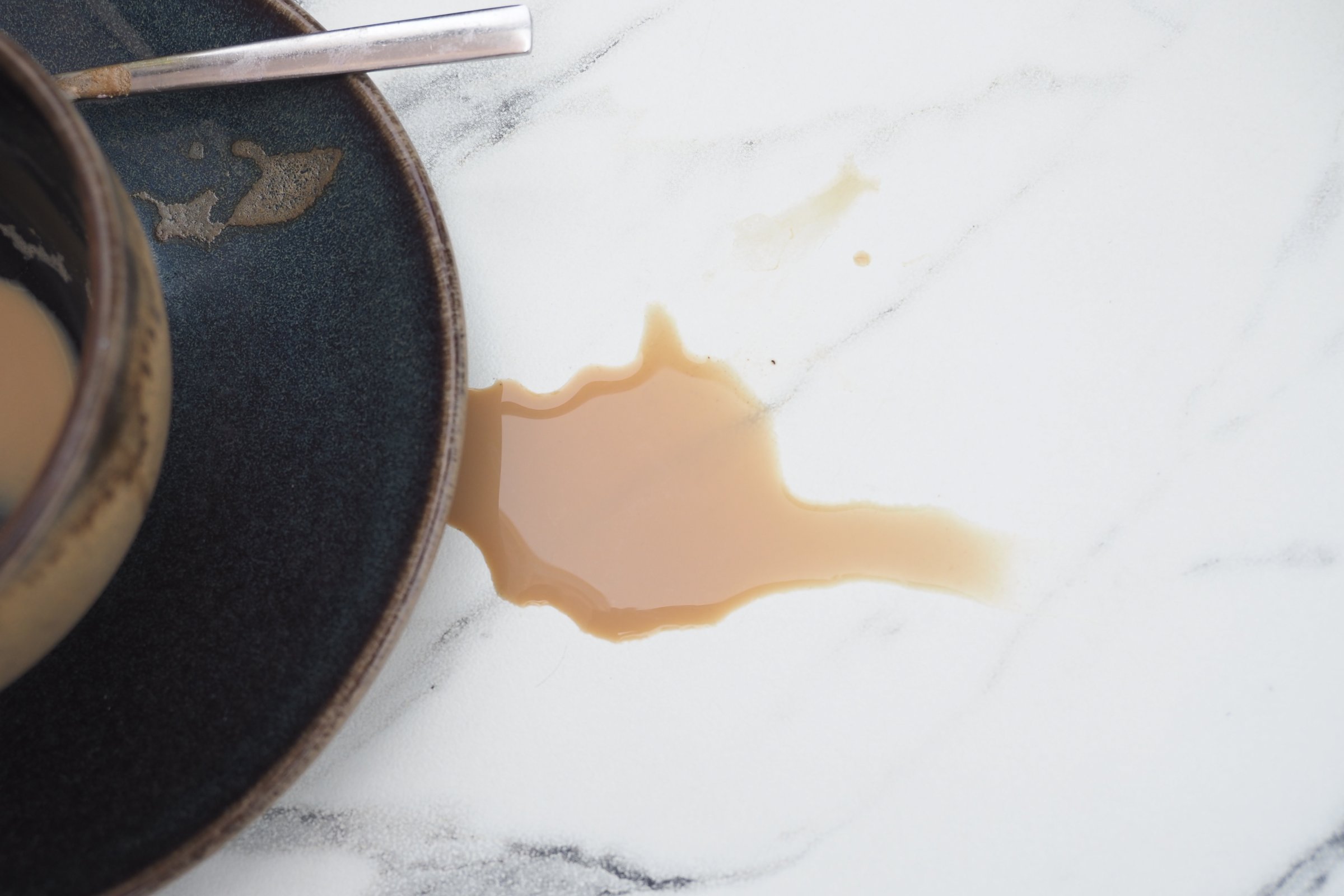 Marble Stain Removal Service - Coffee Wine Oil Stains on Natural Stone