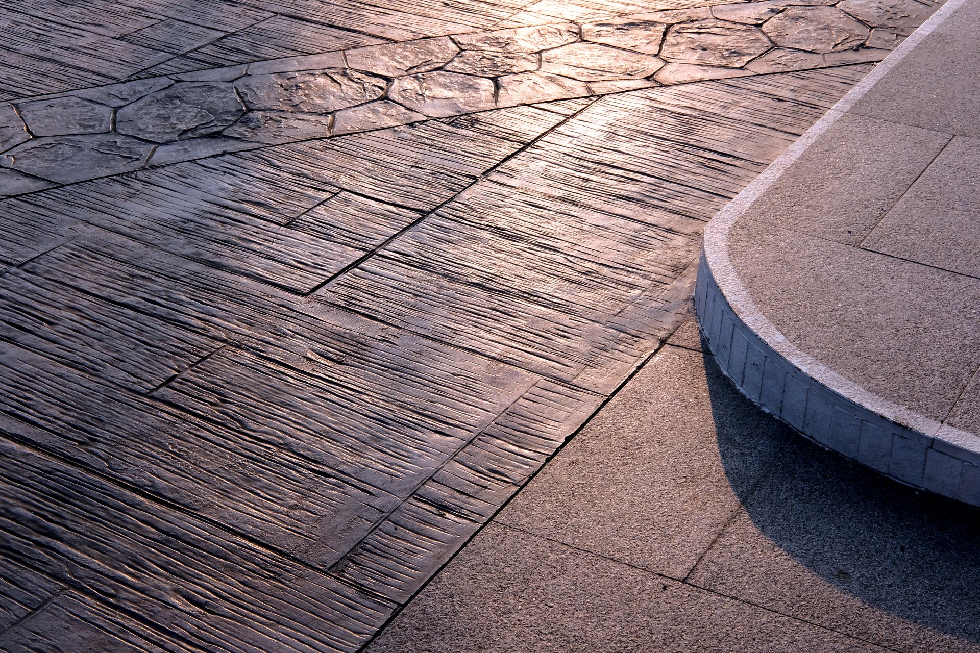 abstract form and texture on grunge floor