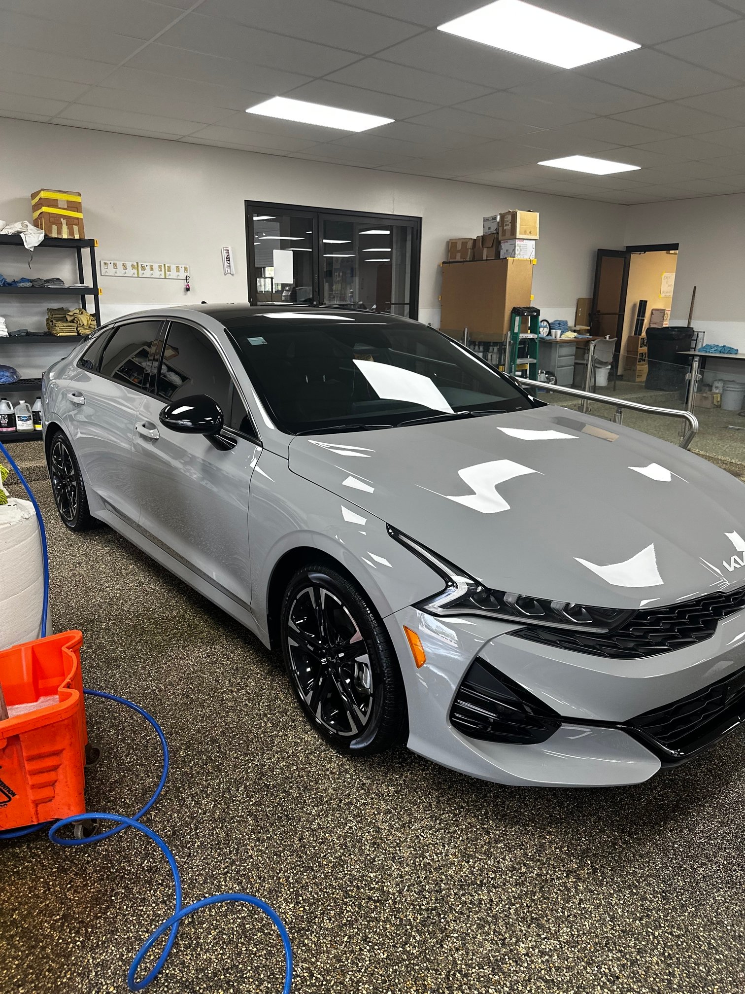 Car detailing before and after