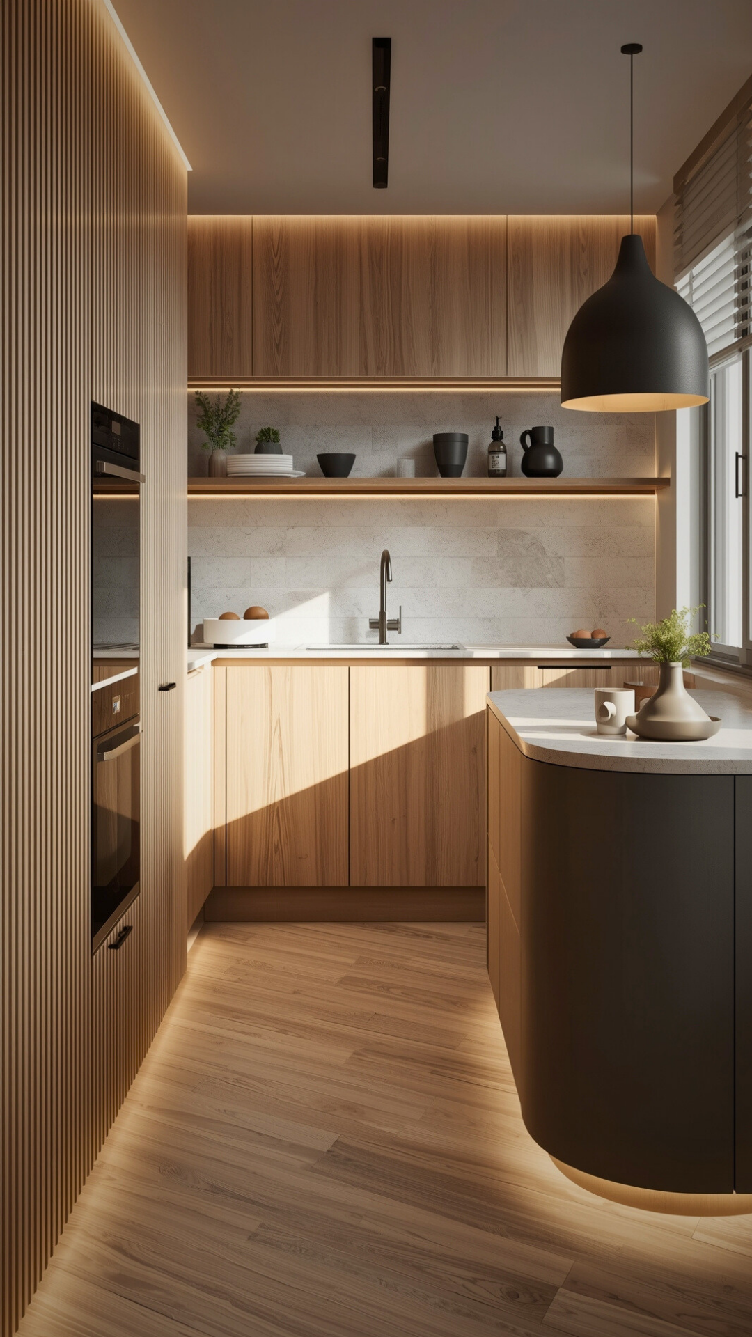 Moderne kjøkken med unike detaljer