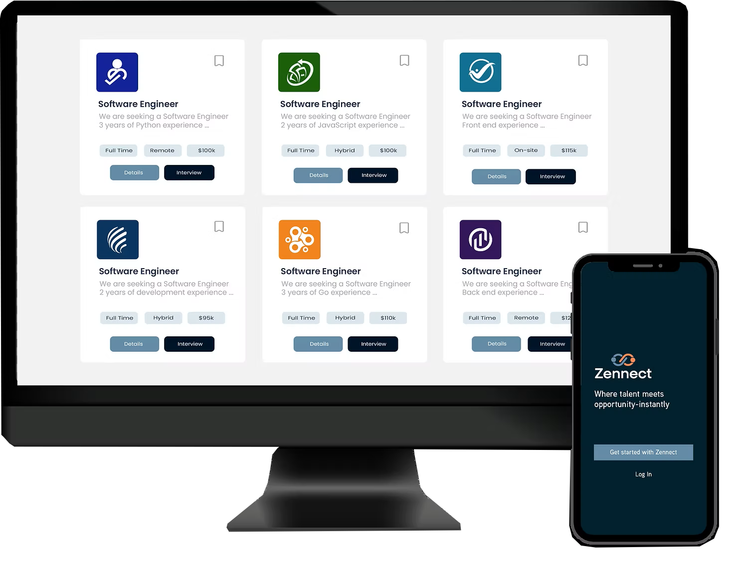 Company professionals collaborating and connecting