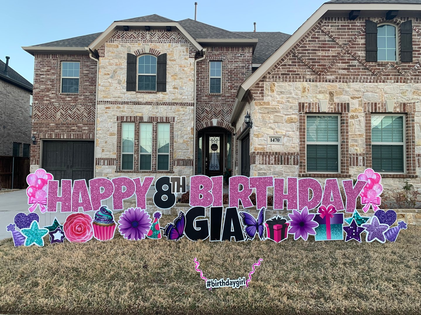 Butterflies and Flowers yard display
