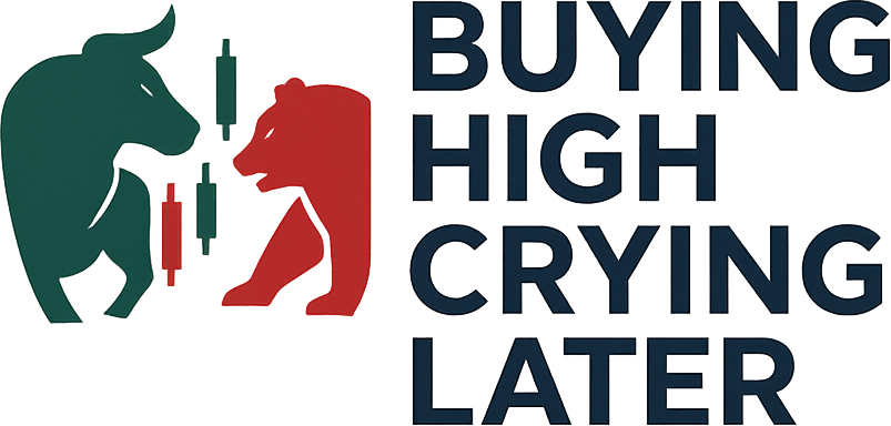 Buying High Crying Later Logo