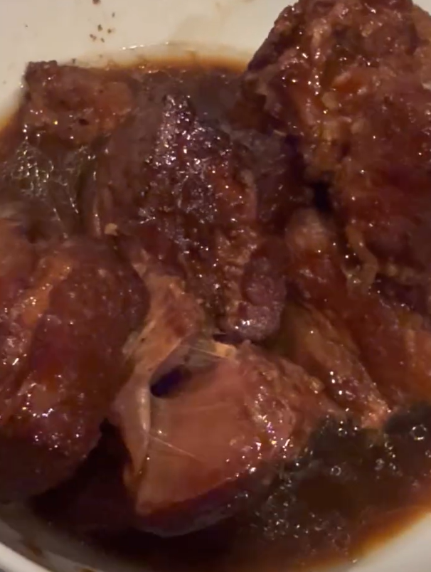 Fall apart tender pork belly ready to make the sliders