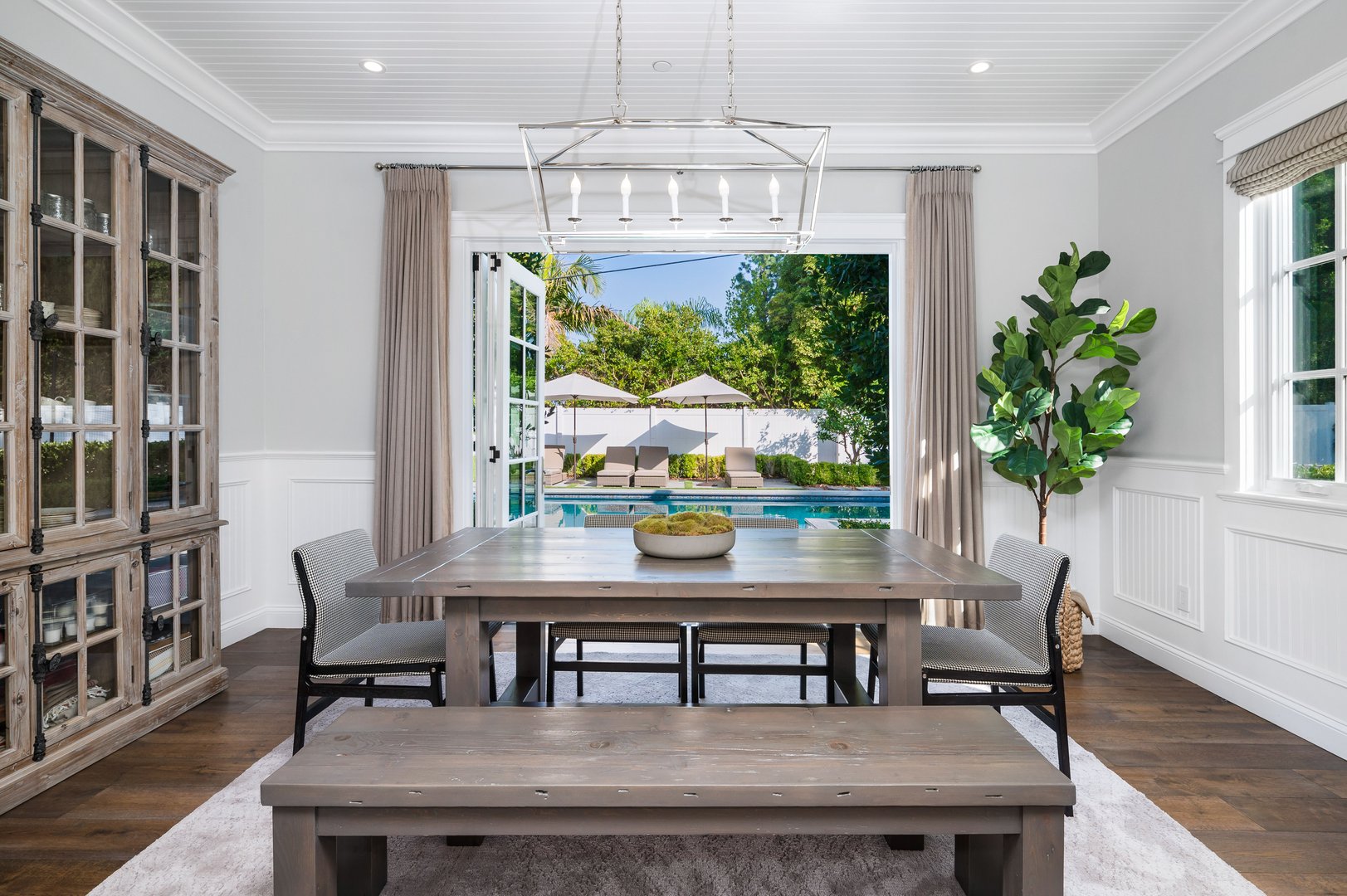 Modern dining room interior