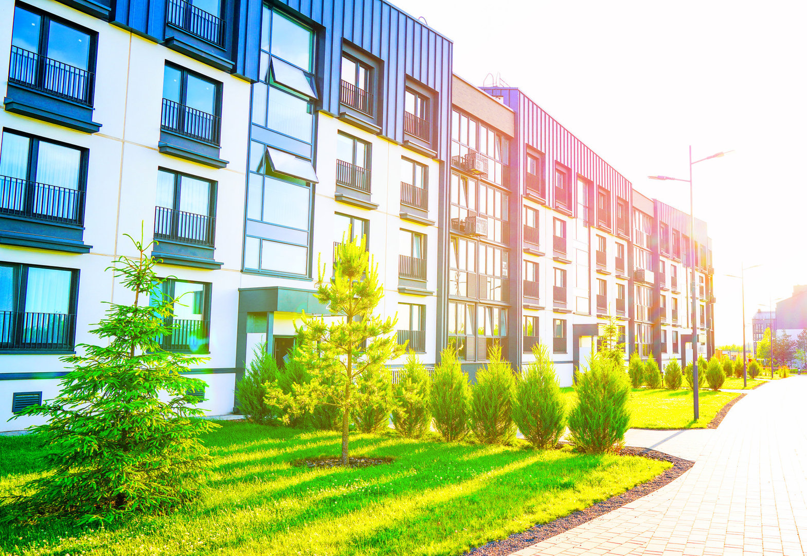 Modern residential building