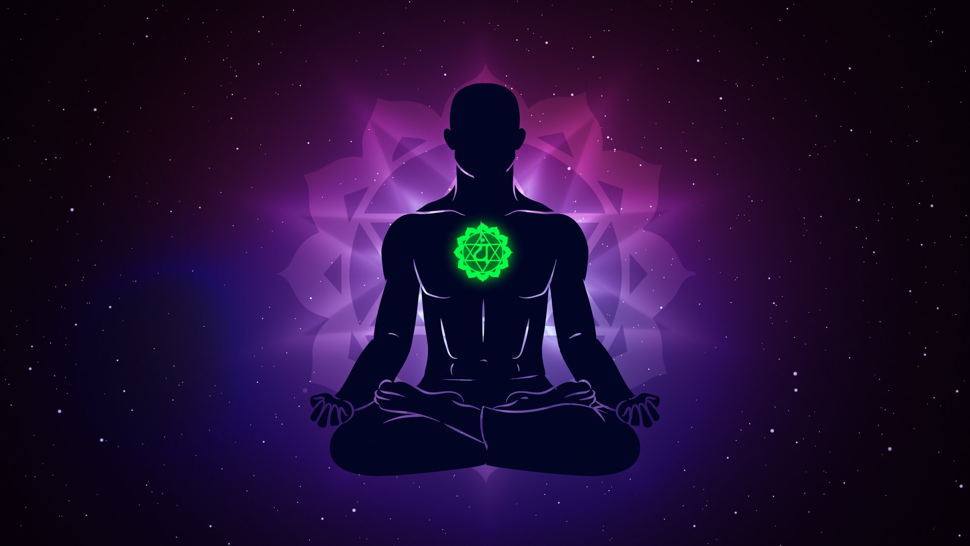 The Anahata Chakra, also known as the Heart Chakra, is the fourth chakra in the traditional Indian system of chakras. It is associated with love, compassion, empathy, and the ability to form meaningful relationships. Meditating on the Anahata Chakra while sitting in the Lotus Pose (Padma Sana) can help you connect with the energy of love and open your heart to both yourself and others. Here's a step-by-step guide to meditating on the Anahata Chakra in Lotus Pose.
