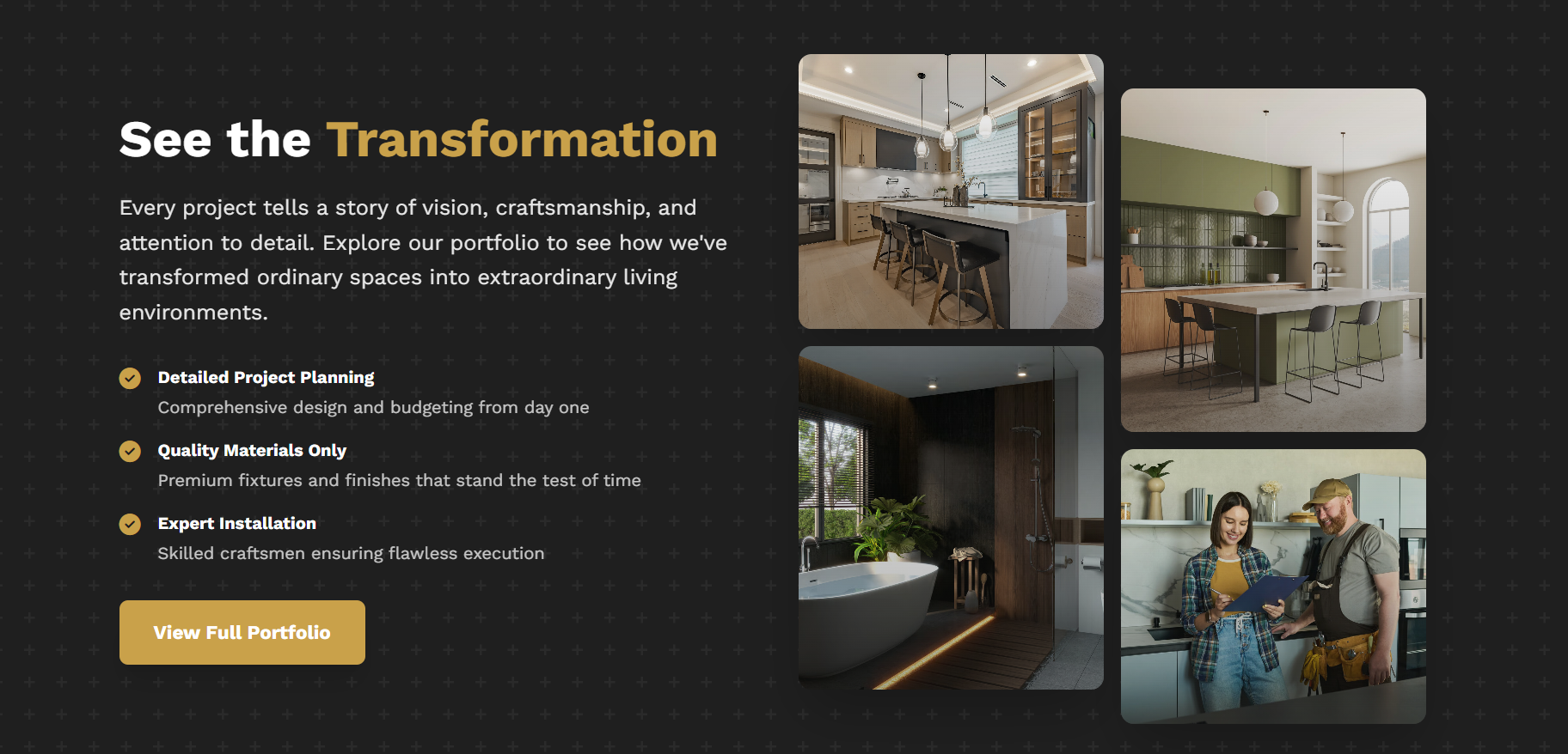 Starpoint Builders website