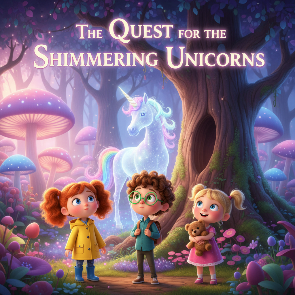 The Quest for the Shimmering Unicorns book cover