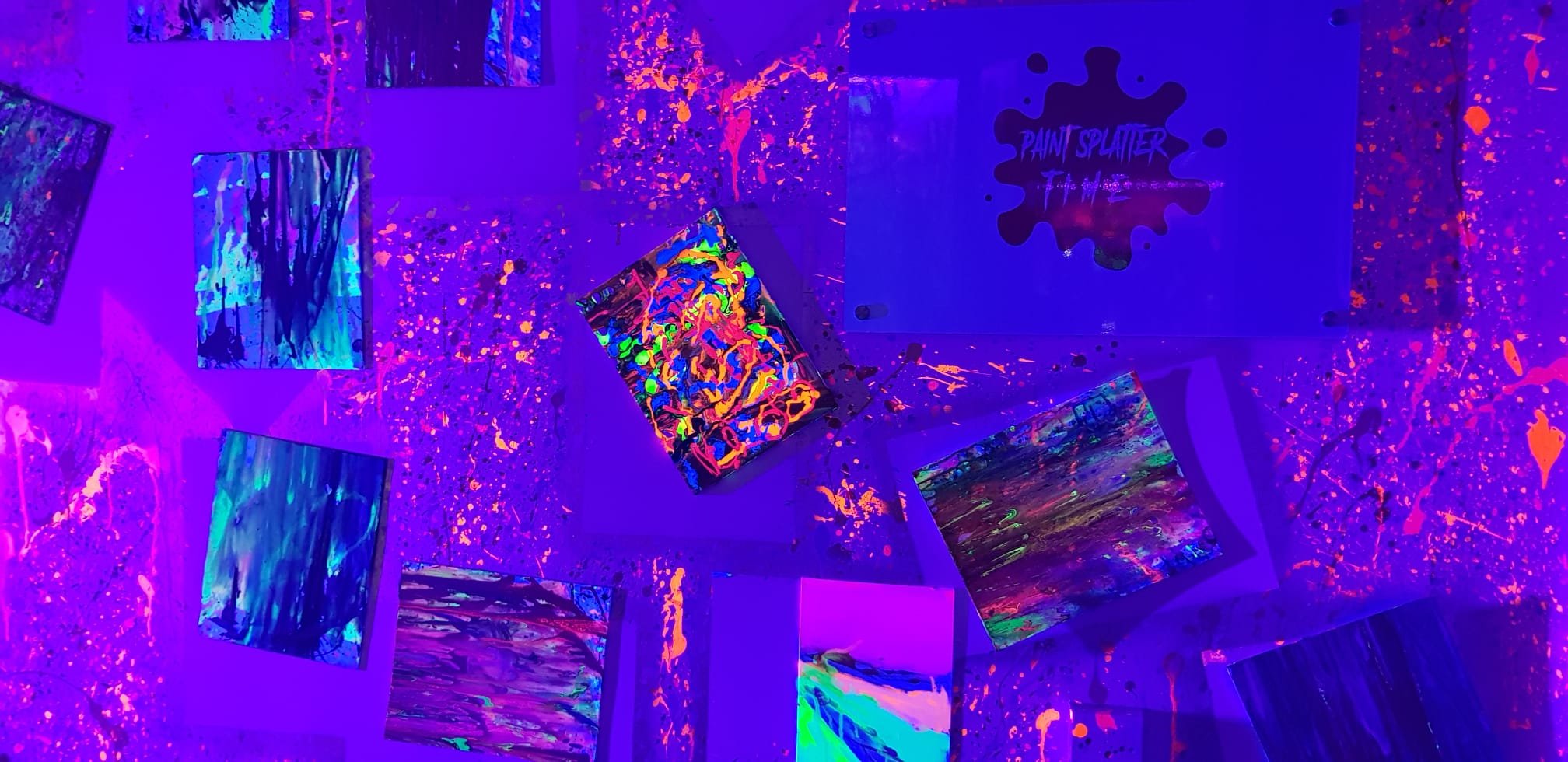 Paint splatter art 1