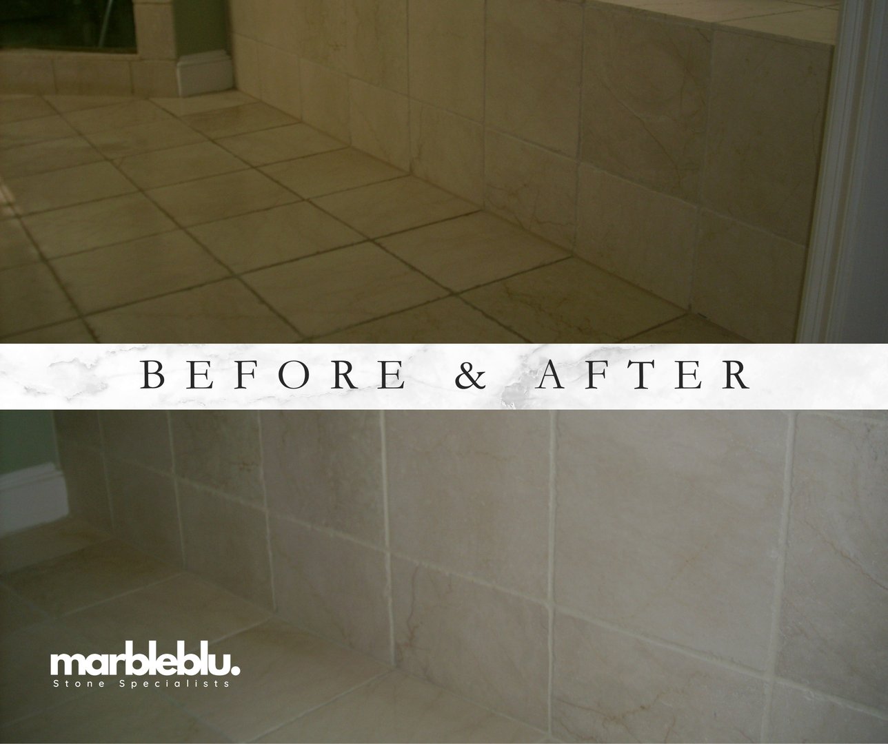 Grout cleaning restoration bathroom