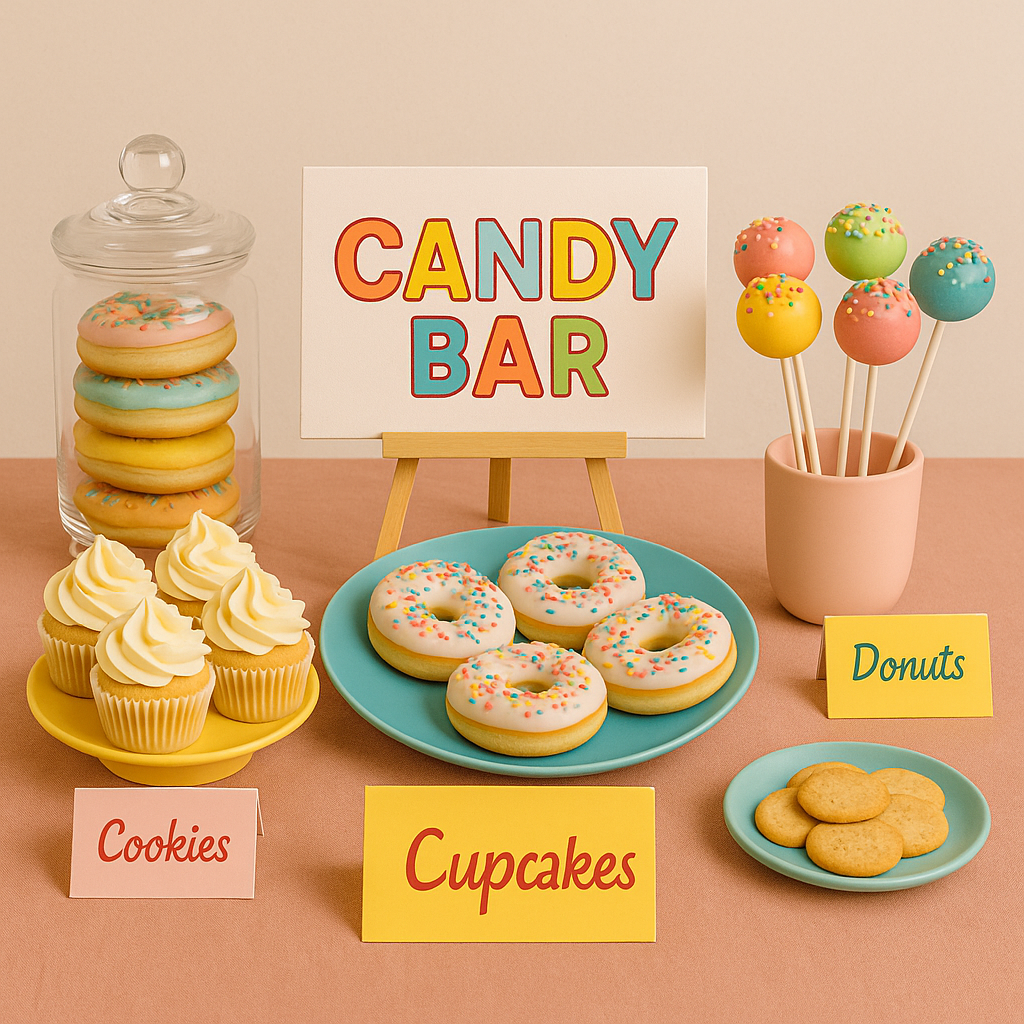 Candy bar colourful - Παραμυθόκοσμος Events