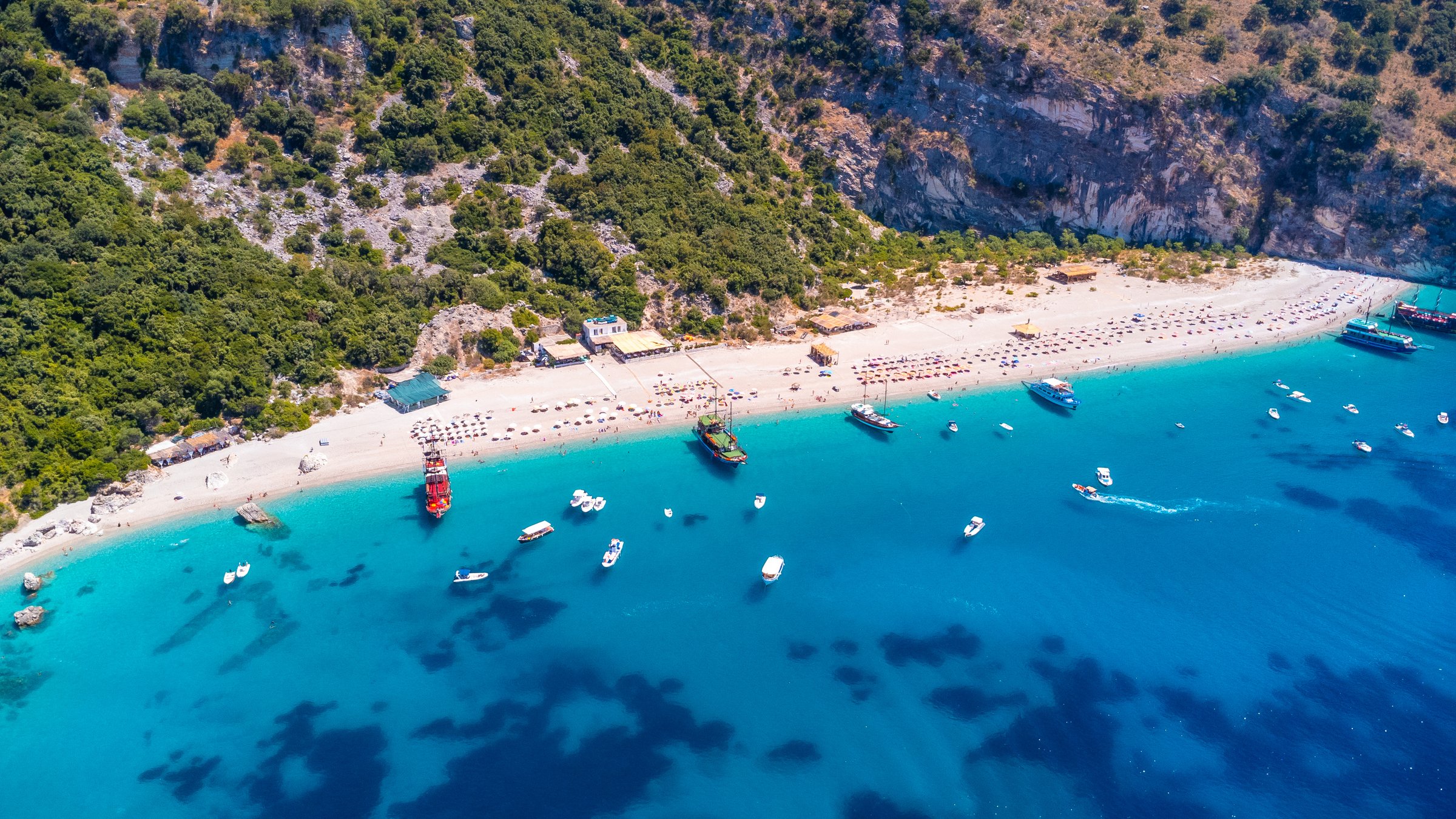 A scenic view of Albania