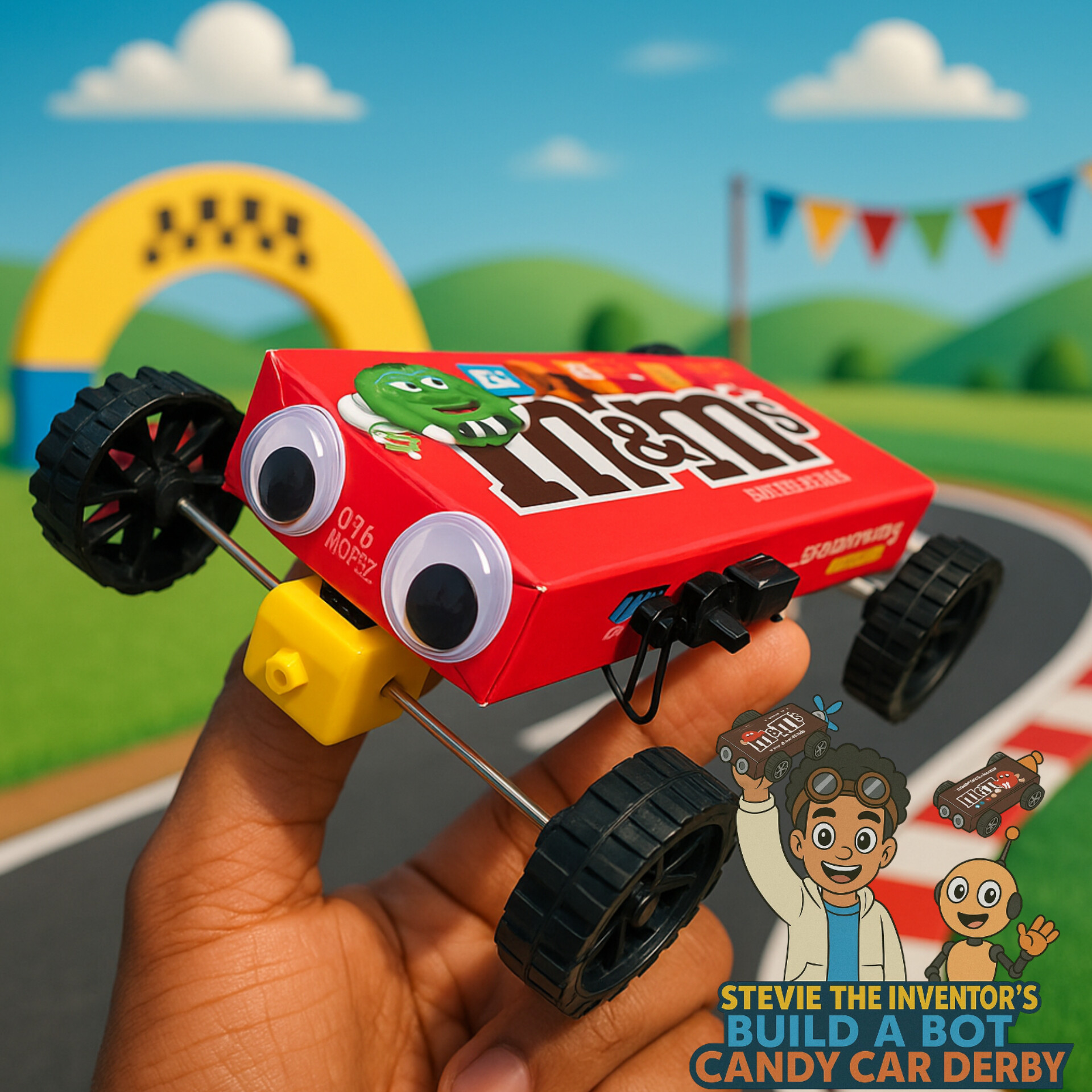 Students engaged in robot building workshop