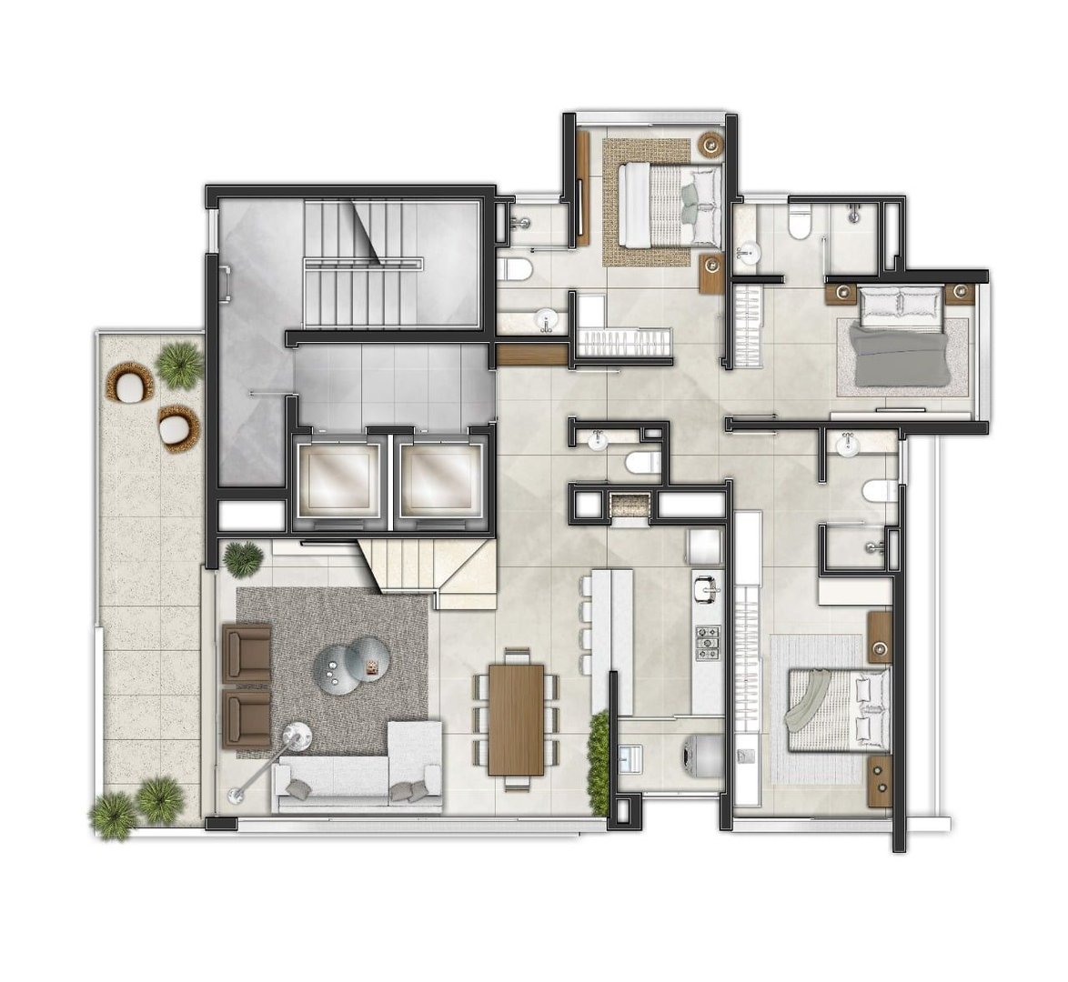 Planta Baixa - Pavimento Inferior