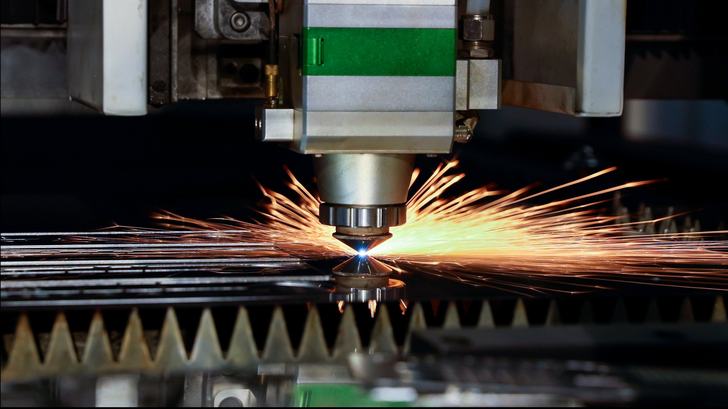 Cnc milling machine. Processing and laser cutting for metal in the industrial