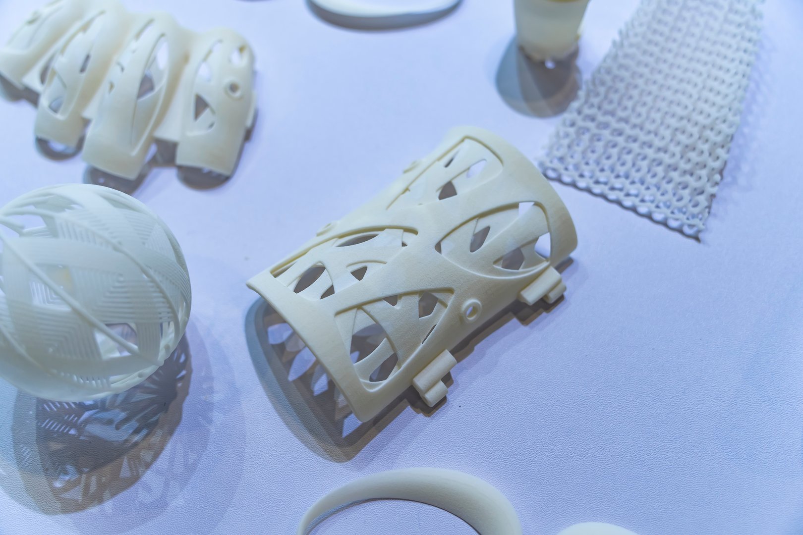 orthopedic plastic prosthesis printed on powder 3D printer