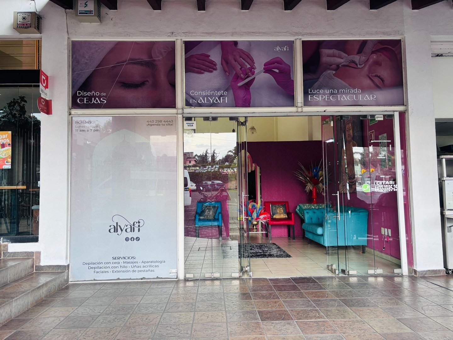 Fachada Alyafi Depilación Spa - Sucursal Santa María