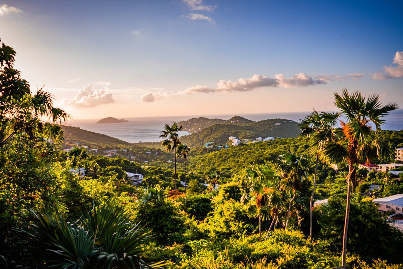 St. Thomas at sunset