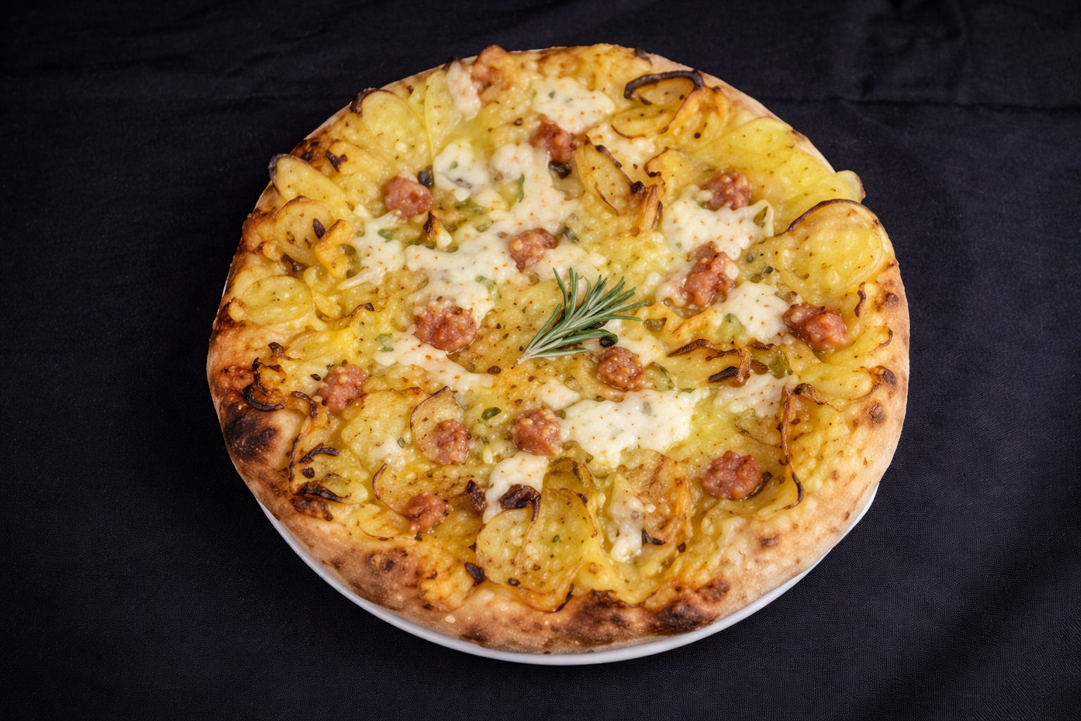 Pizza Pattate e Salsiccia