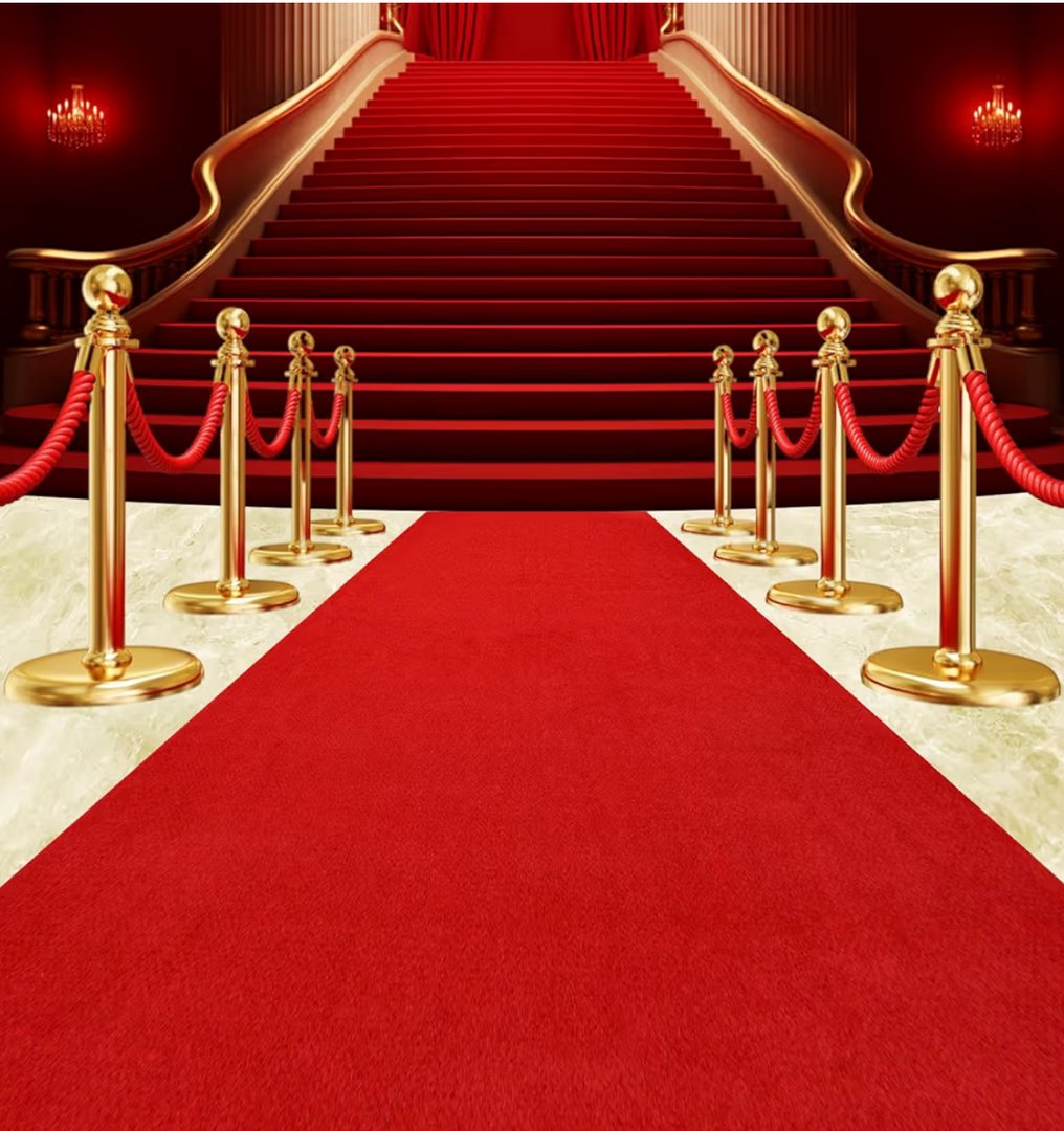 Red carpet package contents