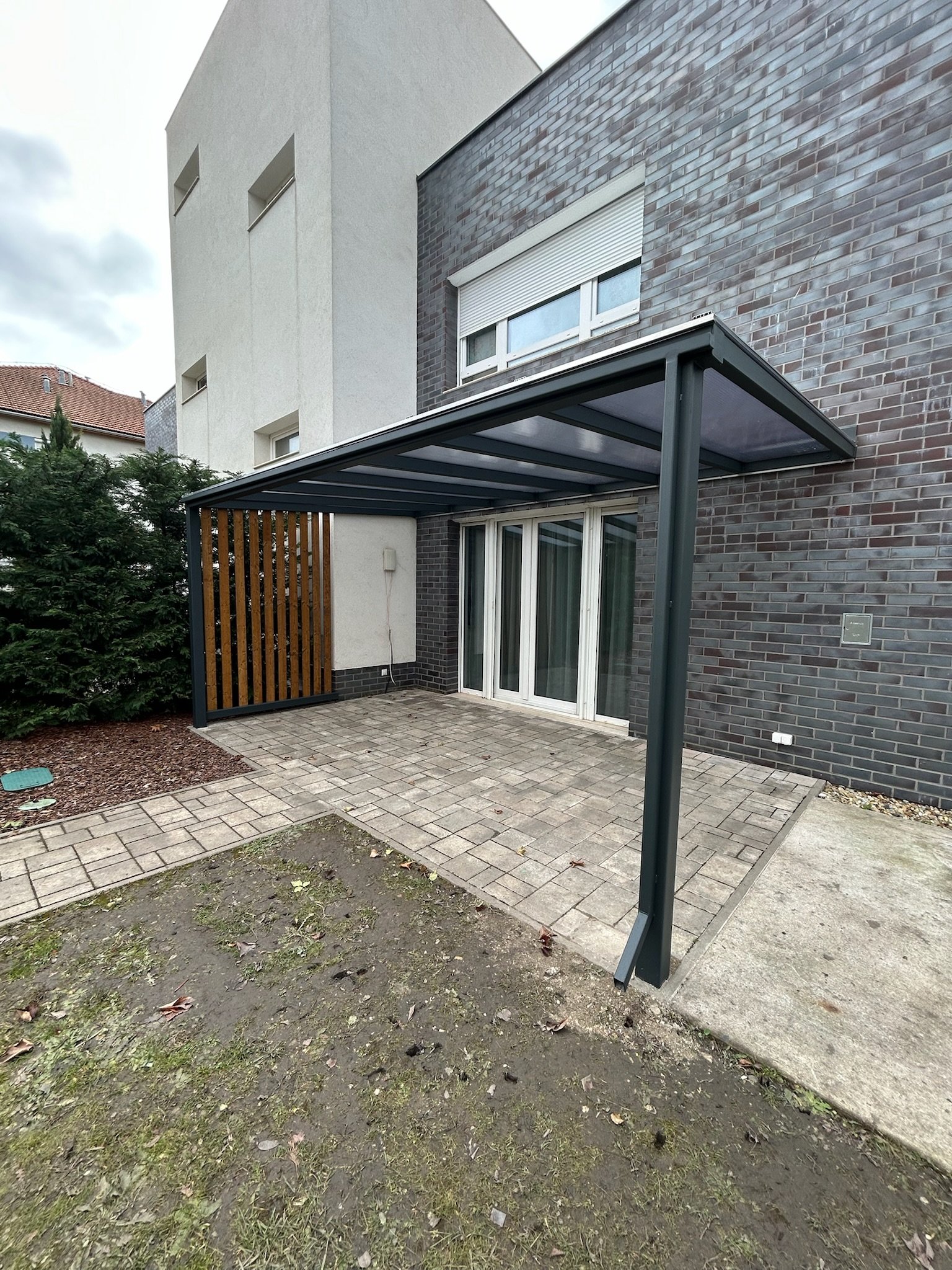 Terasz előtető referencia projekt