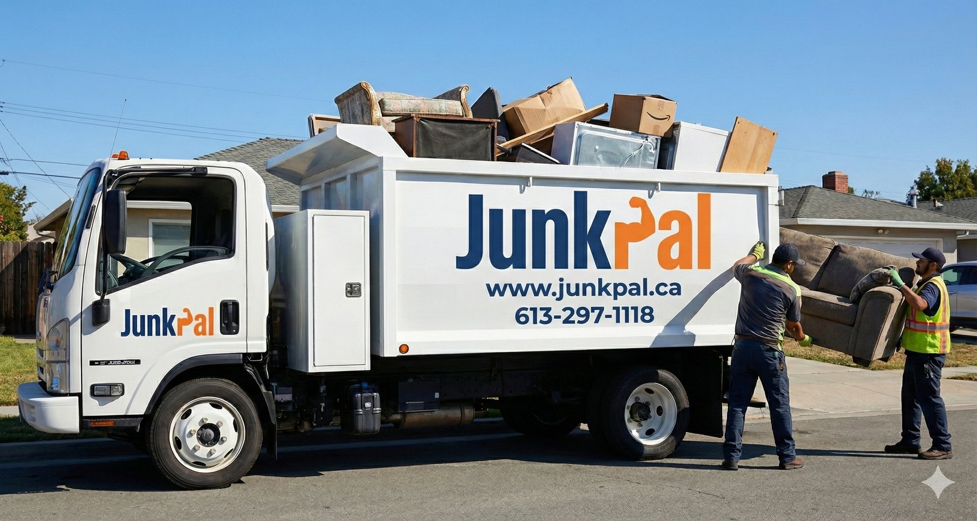 JunkPal junk removal service hero image