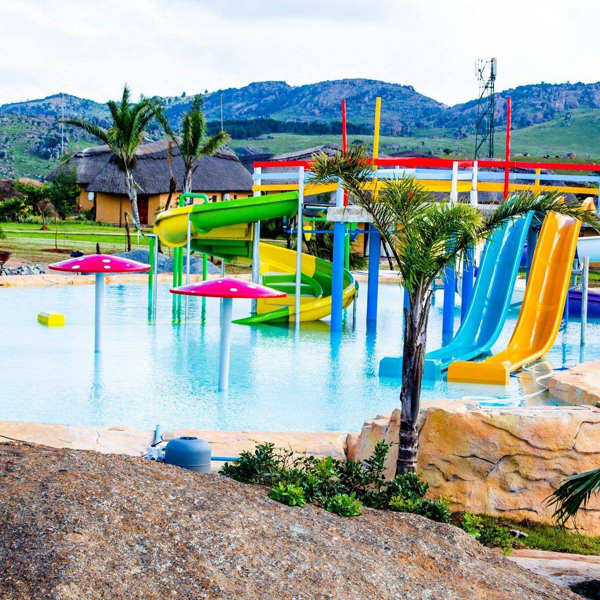 Water Park Slides and Attractions