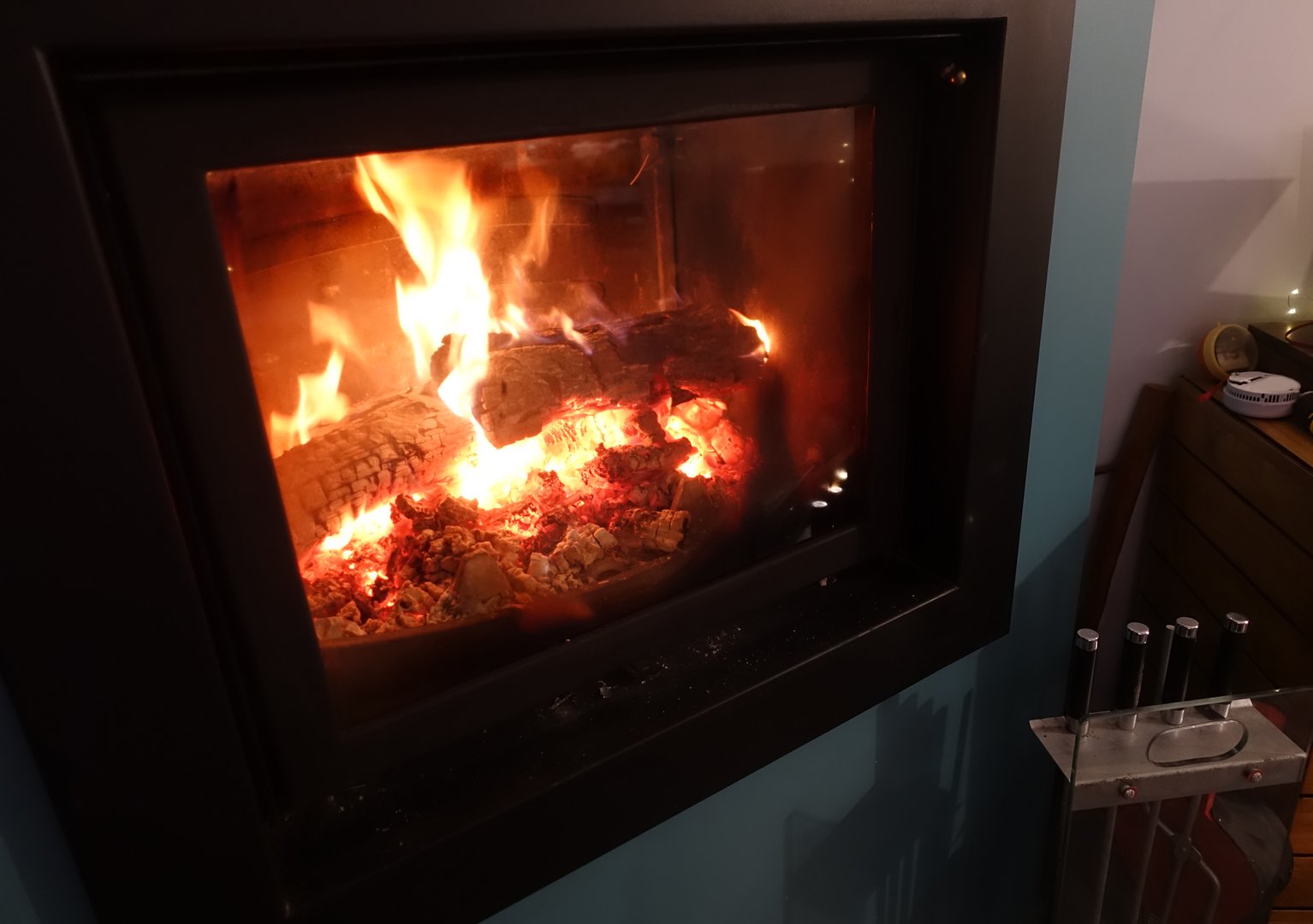 Fireplace insert  Logs firewood