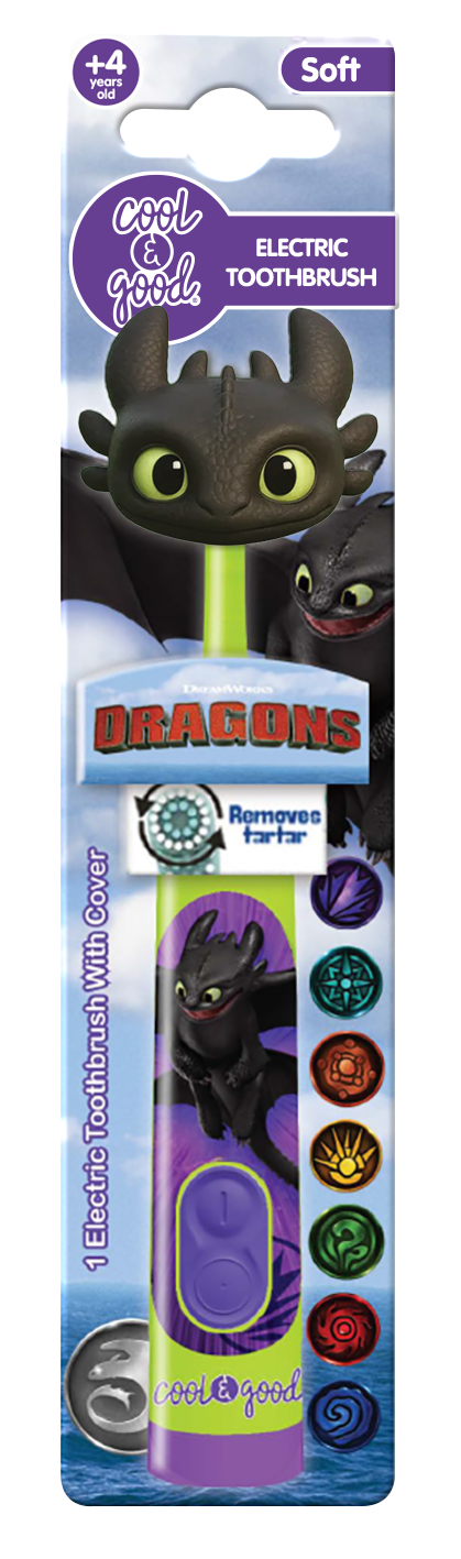Cepillo Eléctrico Dragones Cool&Good