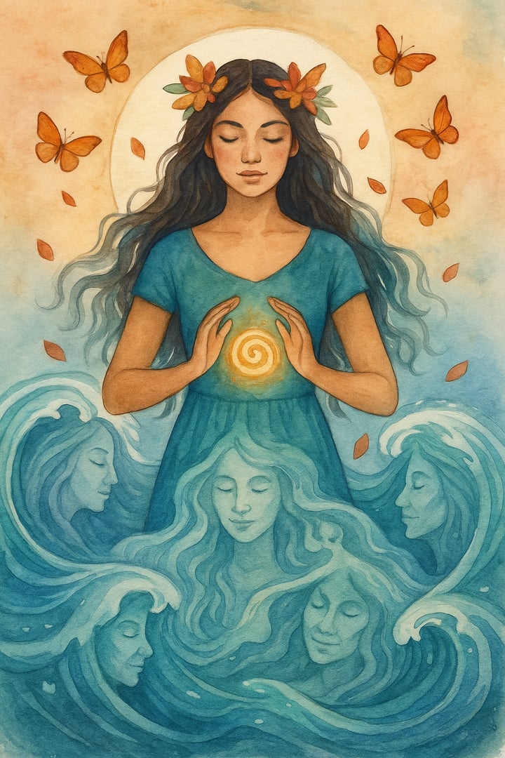 Imagen relacionada con Mujer Olas de Mar: Permiso y Bendición de los Ancestros