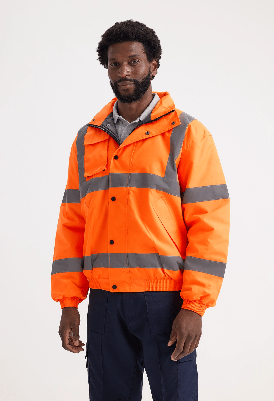 UC804 Hi Vis Bomber Jacket
