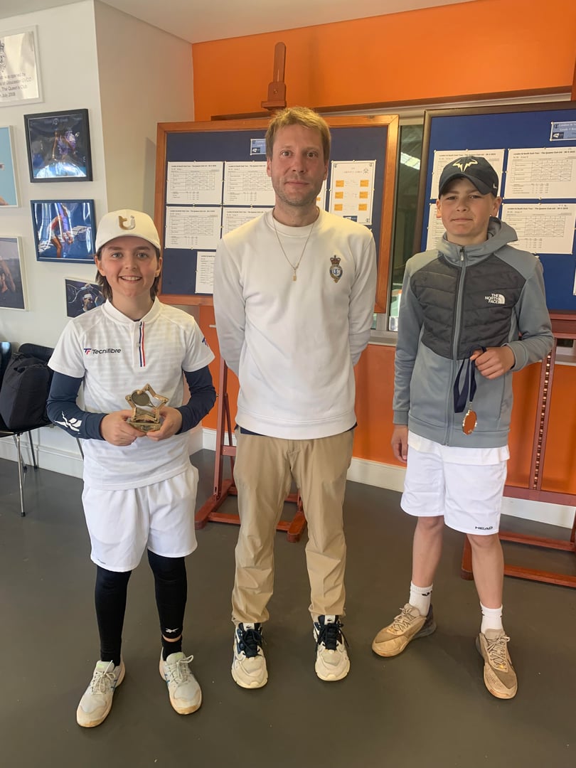 JP refereeing at Queens Club