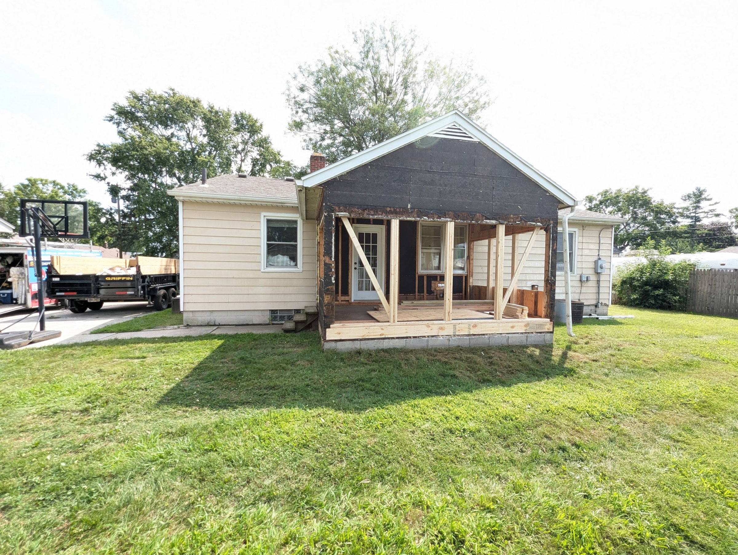 Professional structural framing correction work