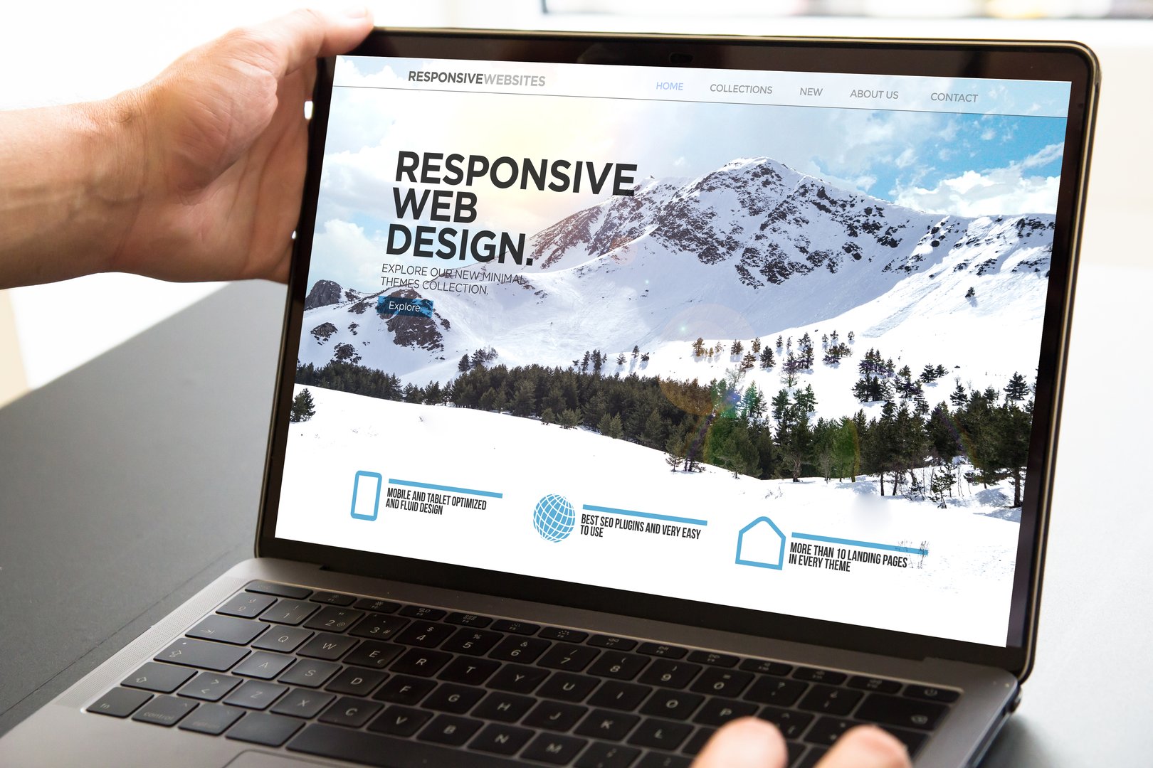 Responsive HVAC website design