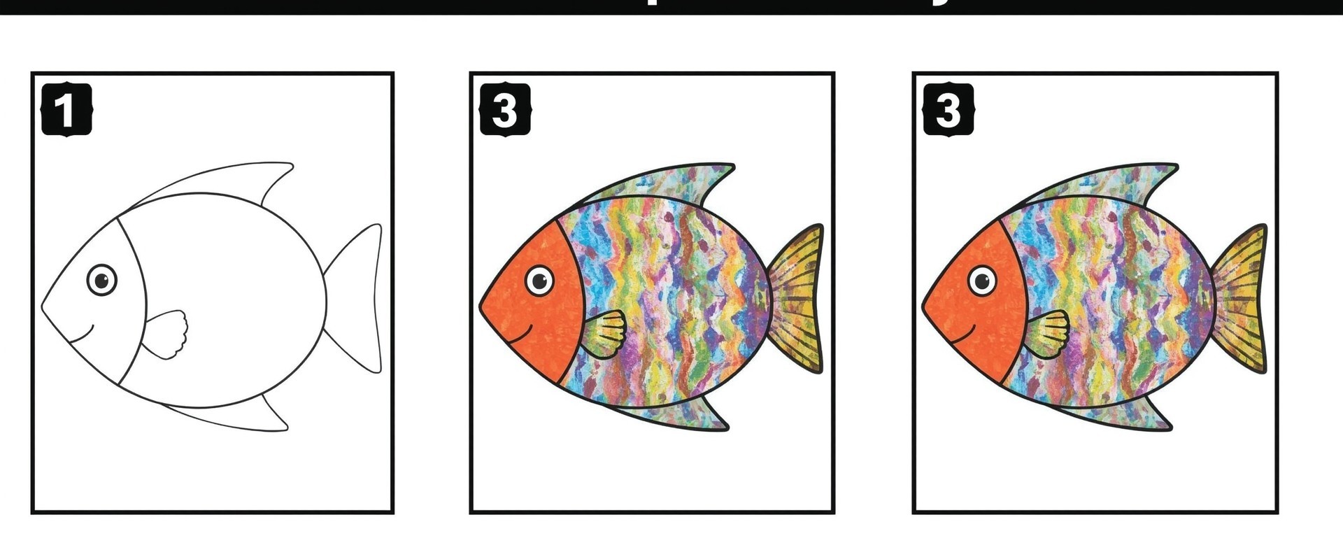 Three-Step Fish Project Panels