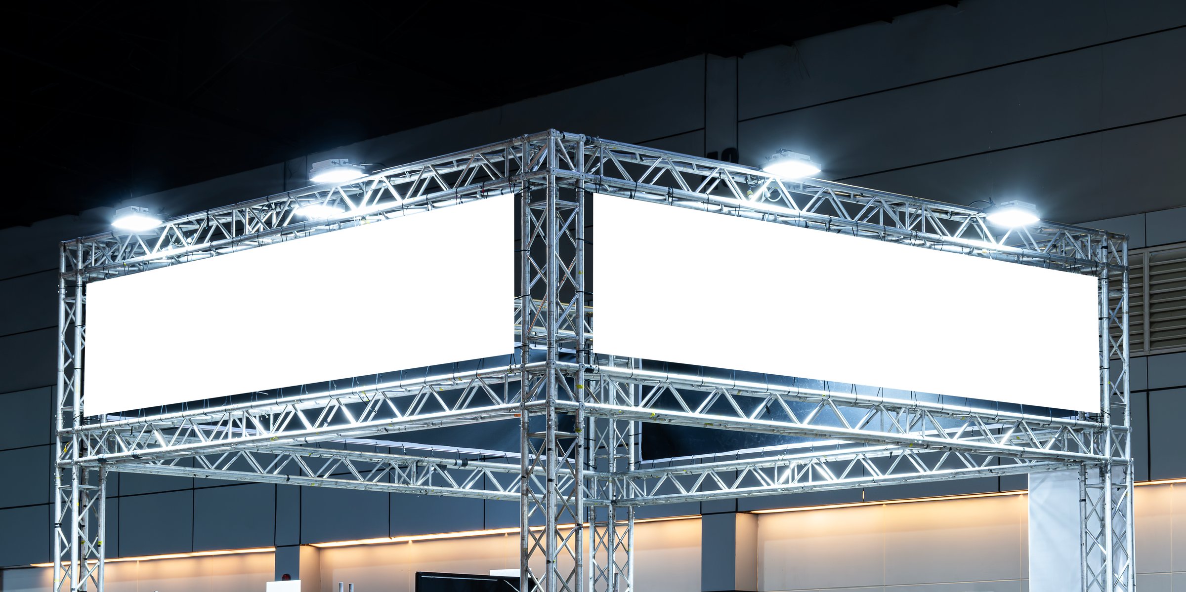Profesional LED screen rental for large events
