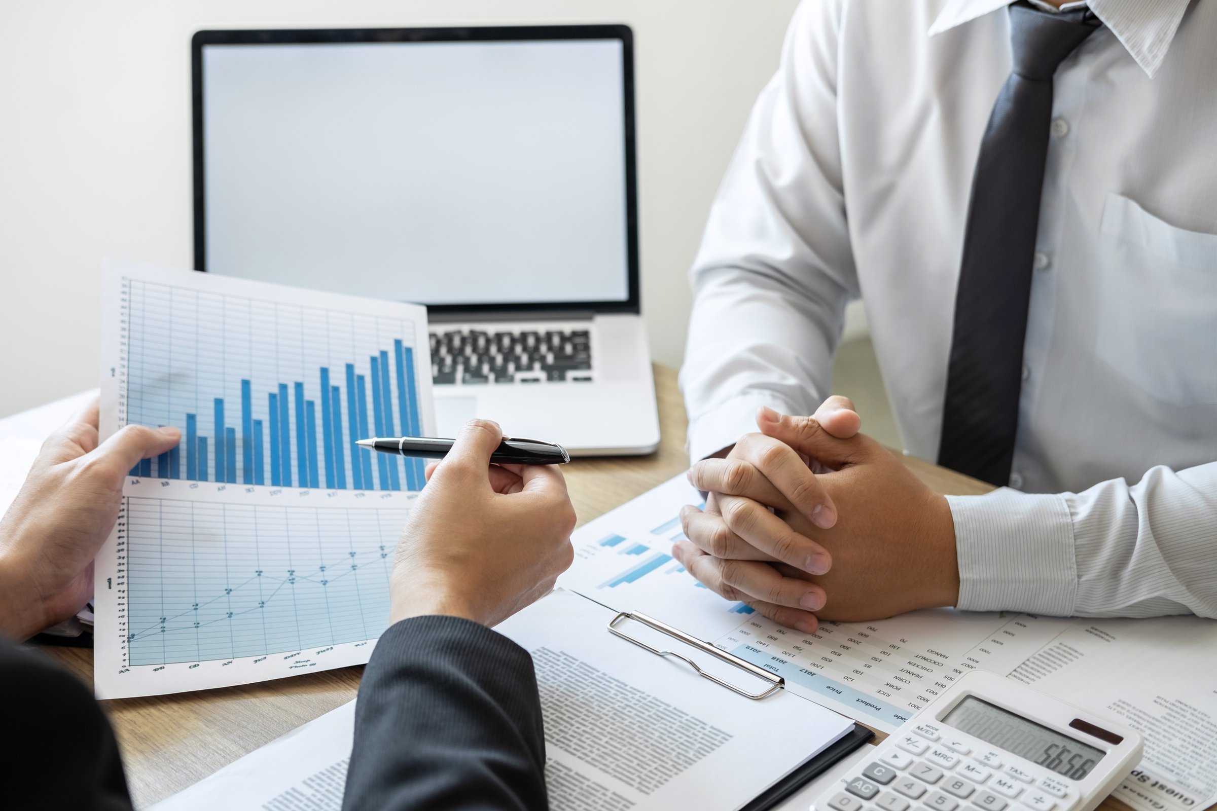 Executive business people team brainstorming on meeting