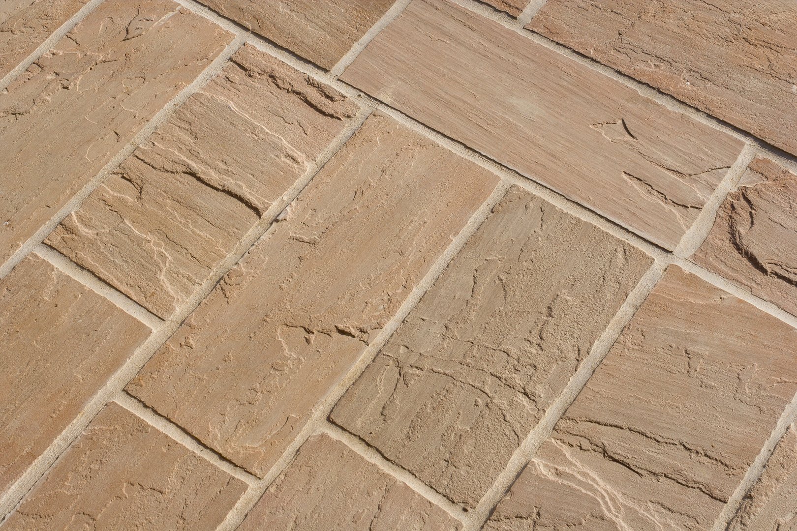 Sandstone patio paving